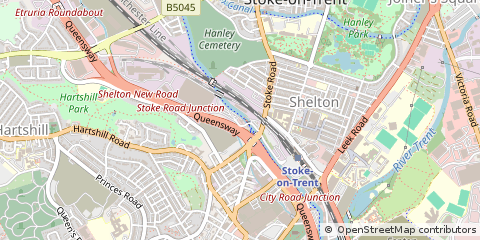 Map of Stoke-on-Trent