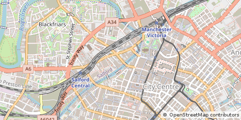 Map of Manchester