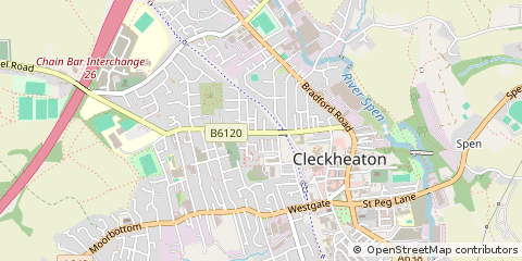 Map of Cleckheaton