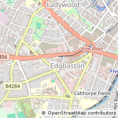 Map of Birmingham