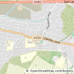 Map of ST Helens, Merseyside