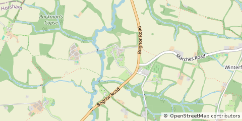 Map of Horsham, West Sussex