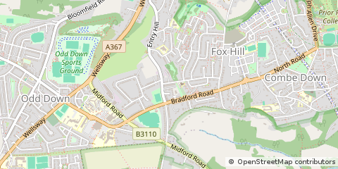 Map of Bath