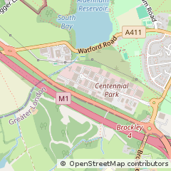 Map of Borehamwood