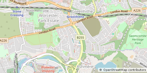 Map of Greenhithe