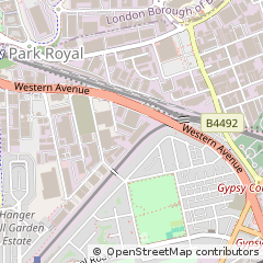 Map of Acton, London
