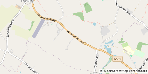 Map of Northwich, Cheshire