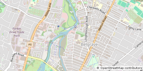 Map of Leicester