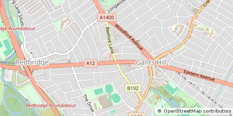Map of Ilford