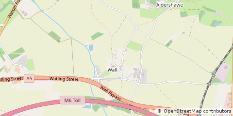 Map of Lichfield