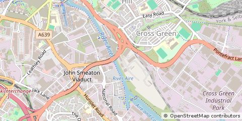 Map of Leeds, West Yorkshire