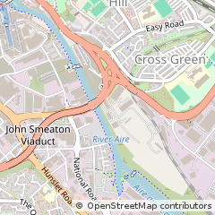 Map of Leeds, West Yorkshire