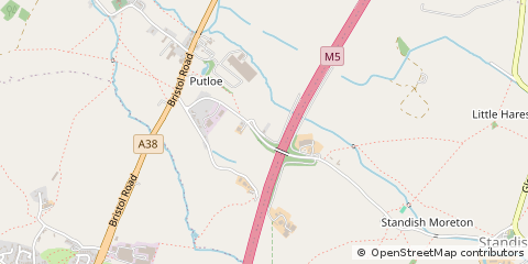 Map of Gloucester, Gloucestershire