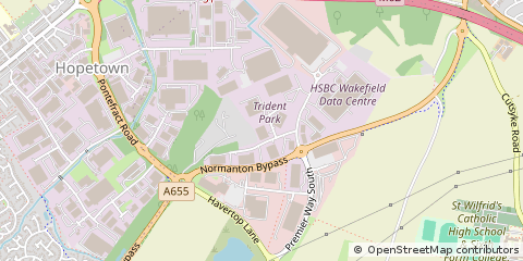 Map of Wakefield