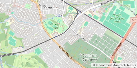 Map of Manchester