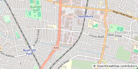 Map of Enfield