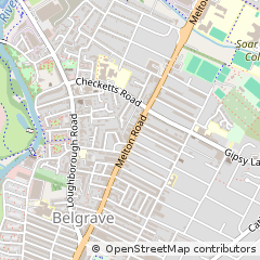 Map of Leicester