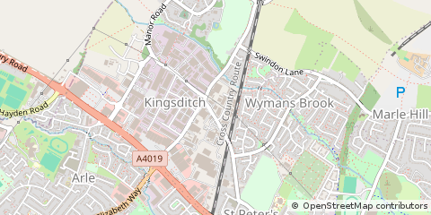 Map of Cheltenham