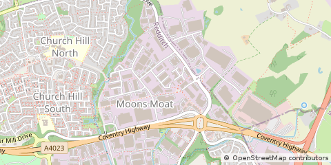 Map of Redditch