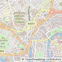 Map of Bristol