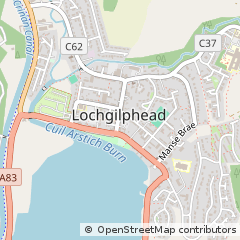 Map of Lochgilphead, Argyll