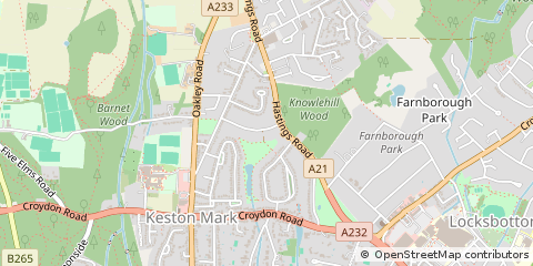 Map of Bromley