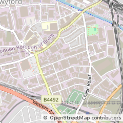 Map of London, London NW10 6HJ
