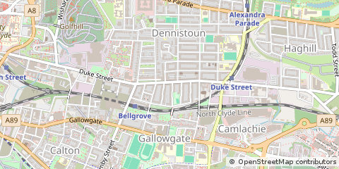 Map of Glasgow