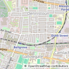 Map of Glasgow