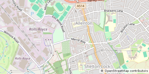 Map of Derby