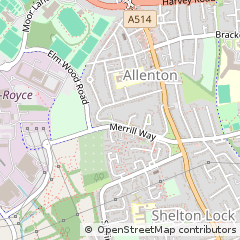 Map of Derby