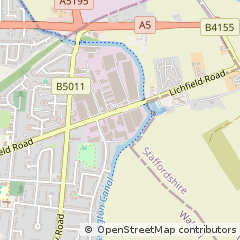 Map of Walsall, West Midlands