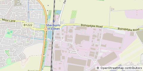 Map of Leeds, North Yorkshire
