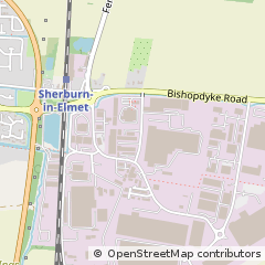 Map of Leeds, North Yorkshire