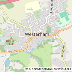 Map of Westerham, Kent