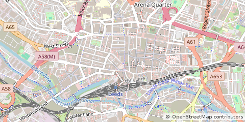 Map of Leeds