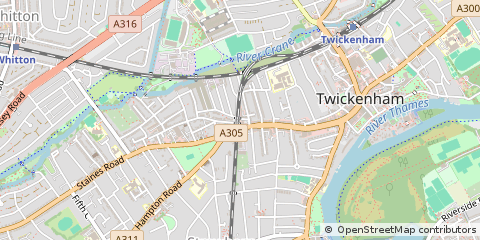 Map of Middx, Middlesex
