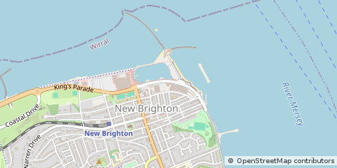 Map of NEW Brighton Wallasey