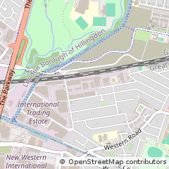 Map of Southall, Middlesex