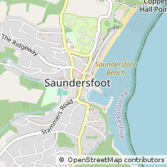 Map of Saundersfoot