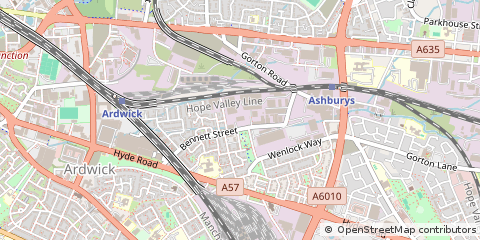Map of Manchester
