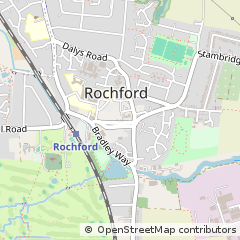 Map of Rochford, Essex
