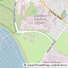 Map of Canvey Island, Essex