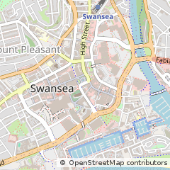 Map of Swansea