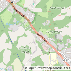 Map of East Grinstead, West Sussex