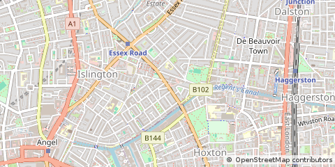 Map of Islington, London