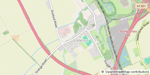 Map of Saffron Walden, Essex