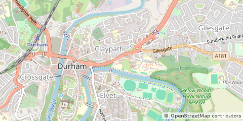 Map of Durham