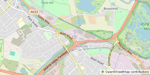 Map of Barnsley