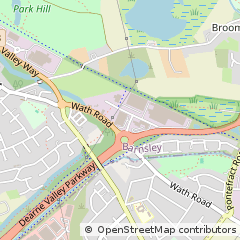 Map of Barnsley